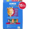 imageIAMS Healthy Enjoyment Dry Cat Food Chicken ampamp Beef Recipe 15 lb BagChicken  Beef