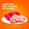 imageIAMS Perfect Portions Healthy Adult Grain Free Wet Cat Food Pate Salmon Recipe 26 oz Easy Peel TwinPack Trays 24 Count 48 ServingsChicken  Salmon