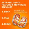 imageIAMS Perfect Portions Healthy Adult Grain Free Wet Cat Food Pate Salmon Recipe 26 oz Easy Peel TwinPack Trays 24 Count 48 ServingsChicken  Tuna  Salmon