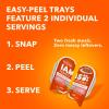 imageIAMS Perfect Portions Healthy Adult Grain Free Wet Cat Food Pate Salmon Recipe 26 oz Easy Peel TwinPack Trays 24 Count 48 ServingsSalmon  Tuna