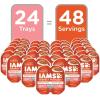 imageIAMS Perfect Portions Healthy Adult Grain Free Wet Cat Food Pate Salmon Recipe 26 oz Easy Peel TwinPack Trays 24 Count 48 ServingsSalmon