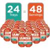 imageIAMS Perfect Portions Healthy Adult Grain Free Wet Cat Food Pate Salmon Recipe 26 oz Easy Peel TwinPack Trays 24 Count 48 ServingsTuna