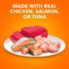 imageIAMS Perfect Portions Healthy Adult Wet Cat Food Cuts in Gravy Chicken Recipe 26 oz Easy Peel TwinPack Trays 24 Count 48 ServingsChicken  Tuna  Salmon