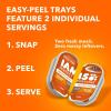 imageIAMS Perfect Portions Healthy Adult Wet Cat Food Cuts in Gravy Chicken Recipe 26 oz Easy Peel TwinPack Trays 24 Count 48 ServingsChicken  Tuna  Salmon