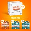 imageIAMS Perfect Portions Healthy Adult Wet Cat Food Cuts in Gravy Chicken Recipe 26 oz Easy Peel TwinPack Trays 24 Count 48 ServingsChicken  Tuna  Salmon