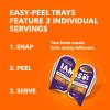 imageIAMS Perfect Portions Healthy Kitten Grain Free Wet Cat Food Cuts in Gravy Chicken Recipe 26 oz Easy Peel TwinPack Trays 24 Count 48 ServingsChicken