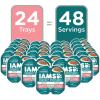imageIAMS Perfect Portions Indoor Adult Grain Free Wet Cat Food Pate Salmon Recipe 26 oz Easy Peel TwinPack Trays 24 Count 48 Servings