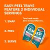 imageIAMS Perfect Portions Indoor Adult Wet Cat Food Cuts in Gravy Salmon Recipe 26 oz Easy Peel TwinPack Trays 24 Count 48 ServingsSalmon