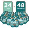 imageIAMS Perfect Portions Indoor Adult Wet Cat Food Cuts in Gravy Salmon Recipe 26 oz Easy Peel TwinPack Trays 24 Count 48 ServingsTuna
