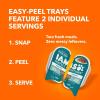 imageIAMS Perfect Portions Indoor Adult Wet Cat Food Cuts in Gravy Salmon Recipe 26 oz Easy Peel TwinPack Trays 24 Count 48 ServingsTuna