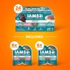 imageIAMS Perfect Portions Indoor Adult Wet Cat Food Cuts in Gravy Salmon Recipe 26 oz Easy Peel TwinPack Trays 24 Count 48 ServingsVariety Pack