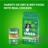 imageIAMS Proactive Health Adult Wet Dog Food Chicken Chunks in Gravy or Beef Chunks in Gravy 13 oz Cans 12 Count Pack of 1Chicken