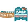 imageIAMS Perfect Portions Indoor Adult Grain Free Wet Cat Food Pate Salmon Recipe 26 oz Easy Peel TwinPack Trays 24 Count 48 Servings
