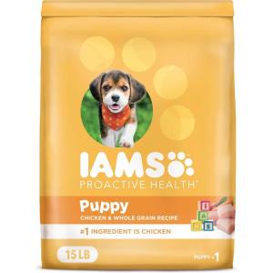 imageIAMS Proactive Health Puppy Food with Real Chicken 15 lb BagChicken