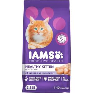 imageIAMS Proactive Health Healthy Kitten Dry Cat Food Salmon Recipe 16 lb BagChicken
